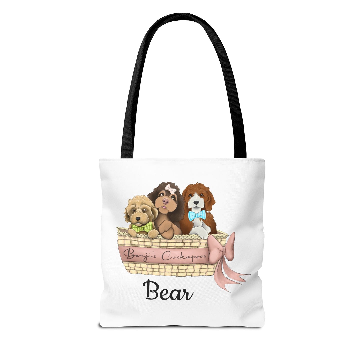 Bear  Benjis Cockapoos Tote Bag