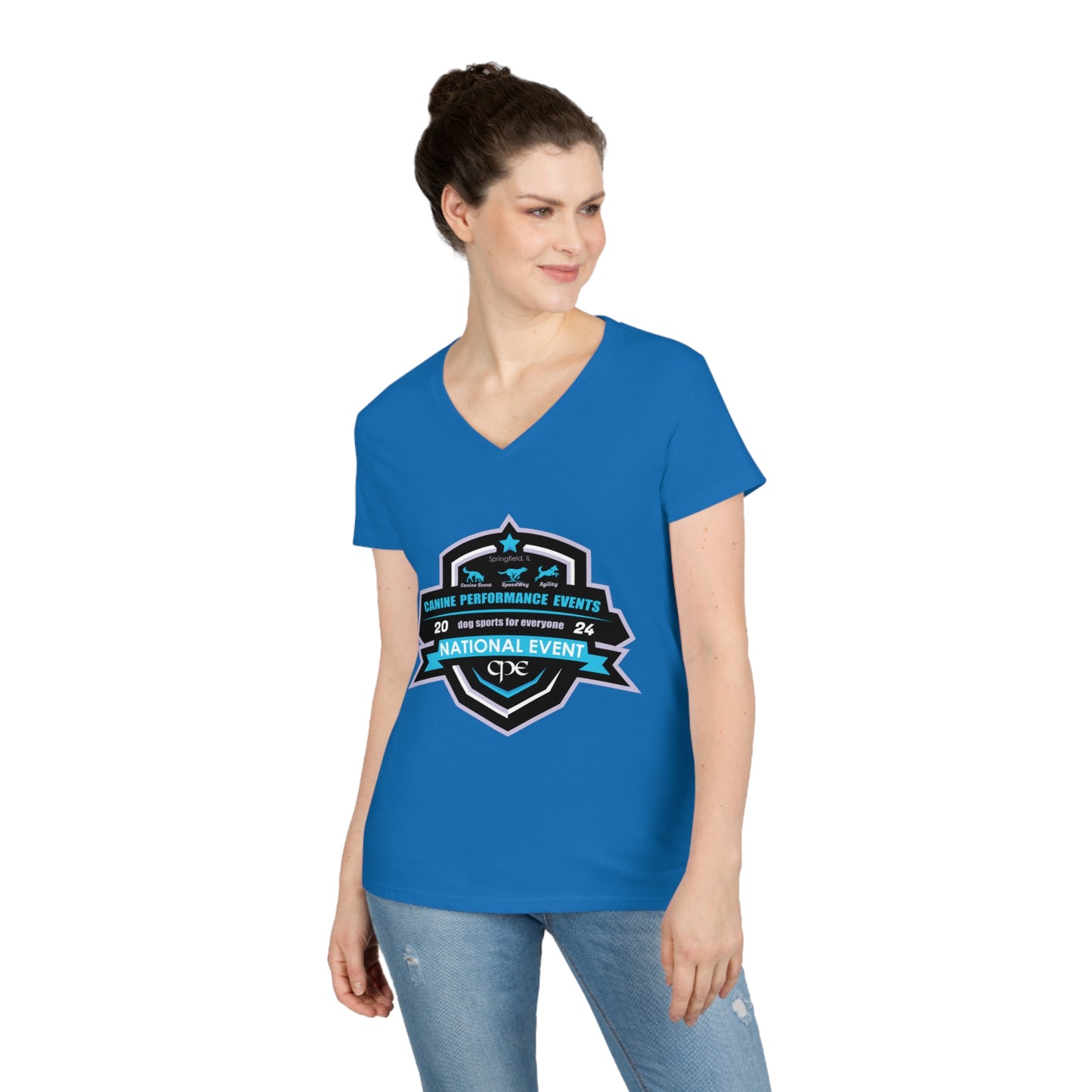 TEAM KATE CPE Ladies' V-Neck T-Shirt