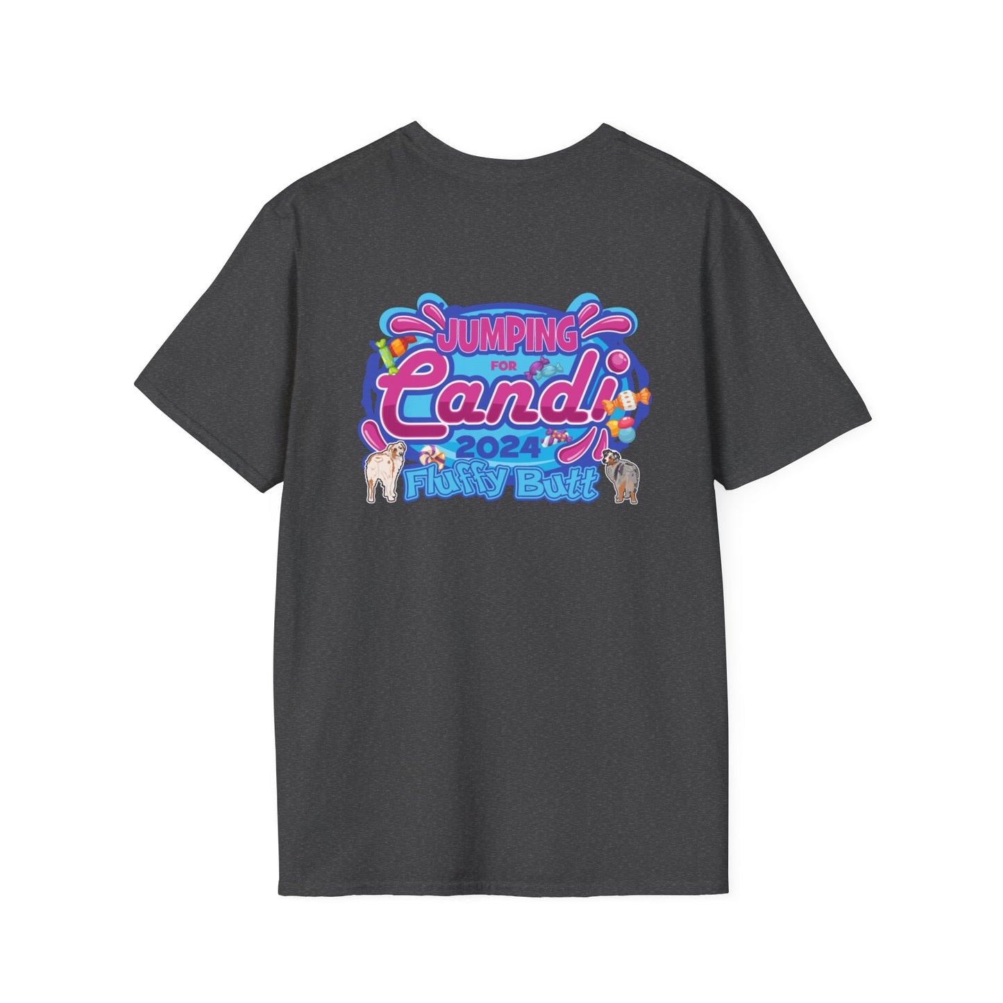 JUMPING FOR CANDI 2  Unisex Softstyle T-Shirt