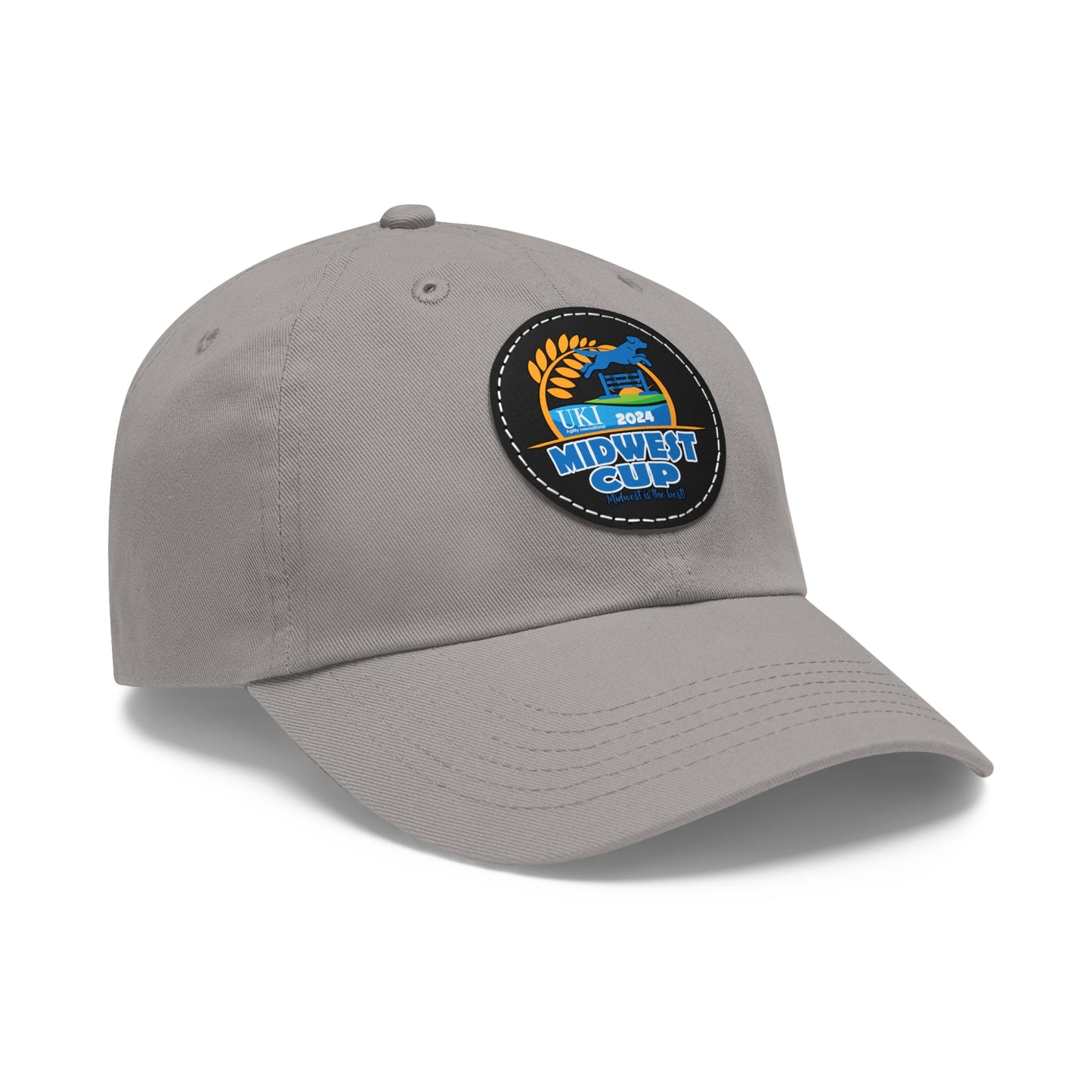 UKI MIDWEST CUP  Hat with Leather Patch (Round)