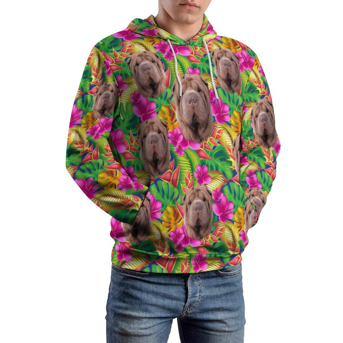 Custom Hoodie FACE PATTERN