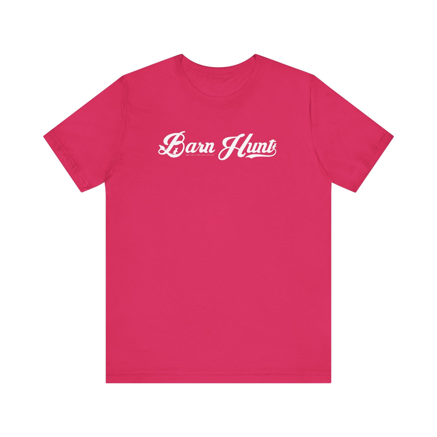 BARN HUNT CLASSIC Unisex Jersey Short Sleeve Tee - BARN HUNT SHIRT