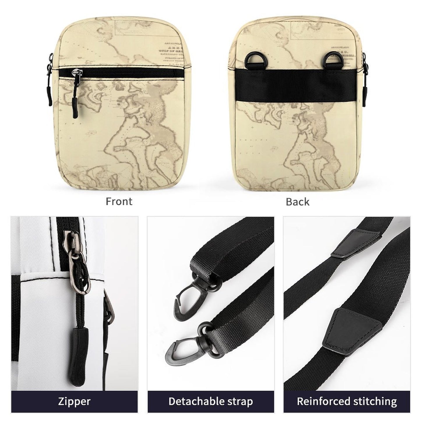 Small Messenger Bag Q026 (All-Over Printing)