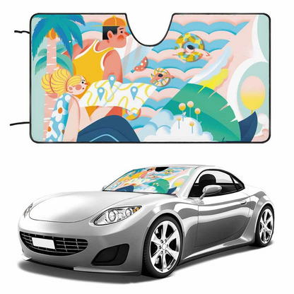 55"×30" CUSTOM AUTO SUNSHADE