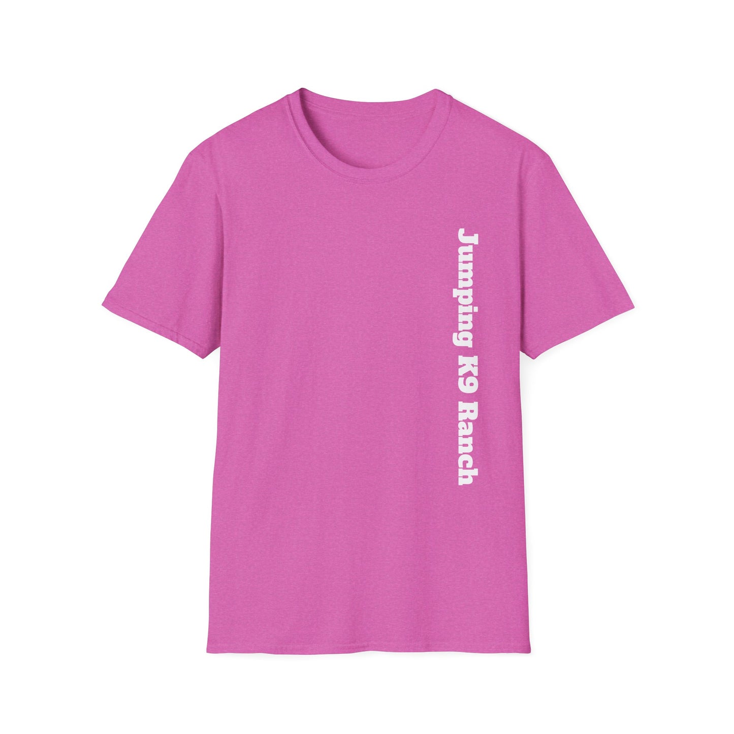 Jumping K9 Ranch  Unisex Softstyle T-Shirt