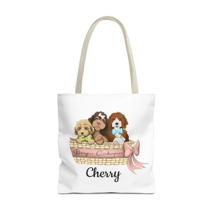 CHERRY  Benjis Cockapoos Tote Bag