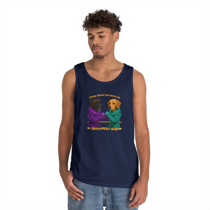 ROCKO SAM Unisex Heavy Cotton Tank Top
