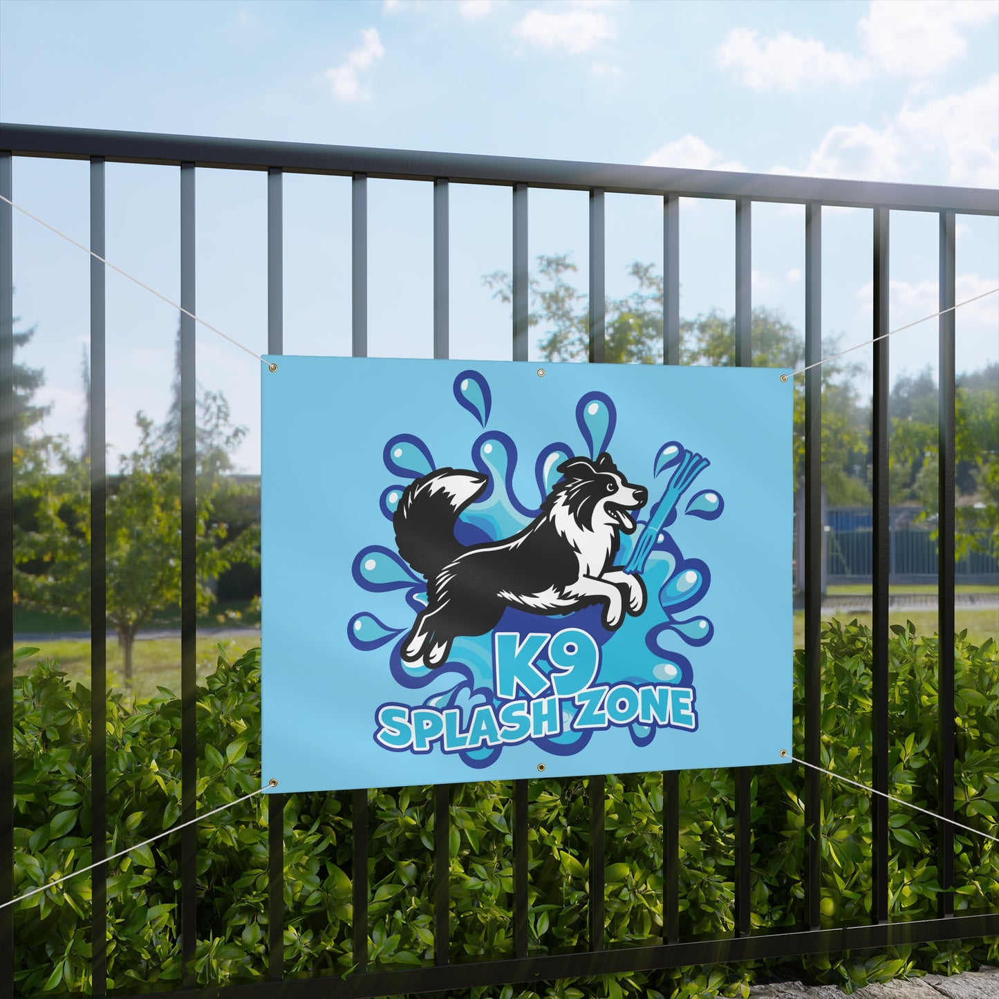K9 SPLASH ZONE Matte Banner