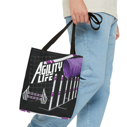 AGILITY LIFE BLACK Tote Bag