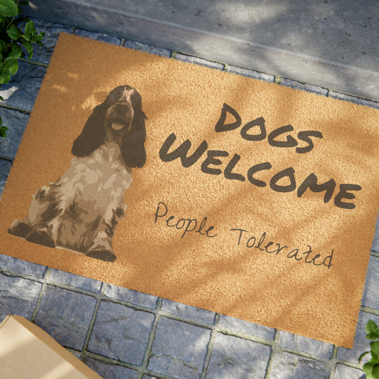 DOGS WELCOME Doormat