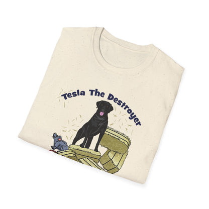 TESLA Barn Hunt Unisex Softstyle T-Shirt