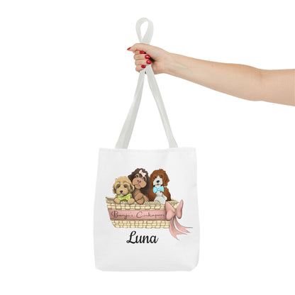 Luna  Benjis Cockapoos Tote Bag