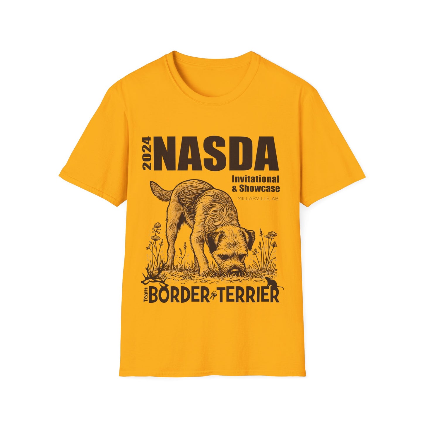 VERI   TEAM BORDER TERRIER - NASDA  Unisex Softstyle T-Shirt