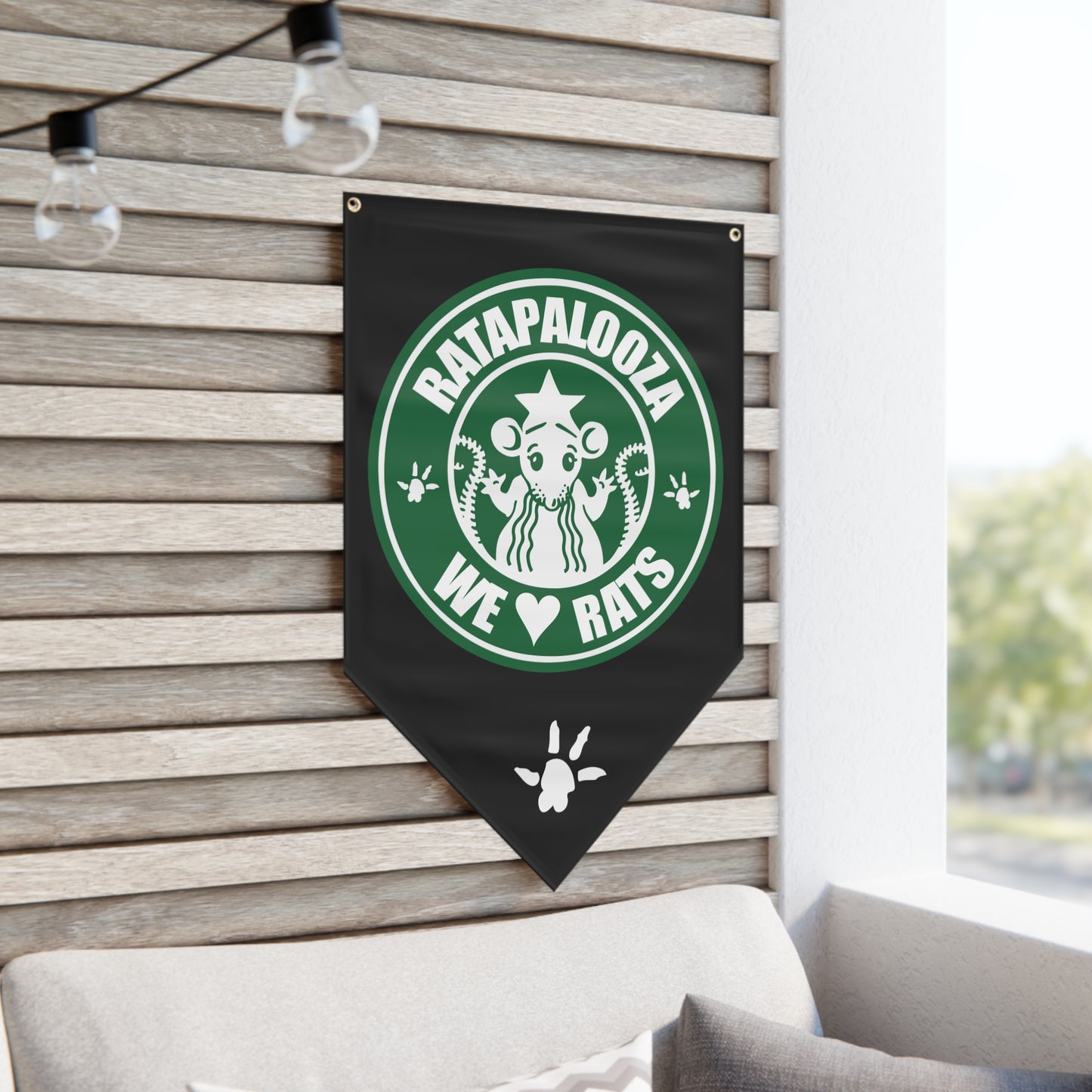 Ratapalooza Pennant Banner