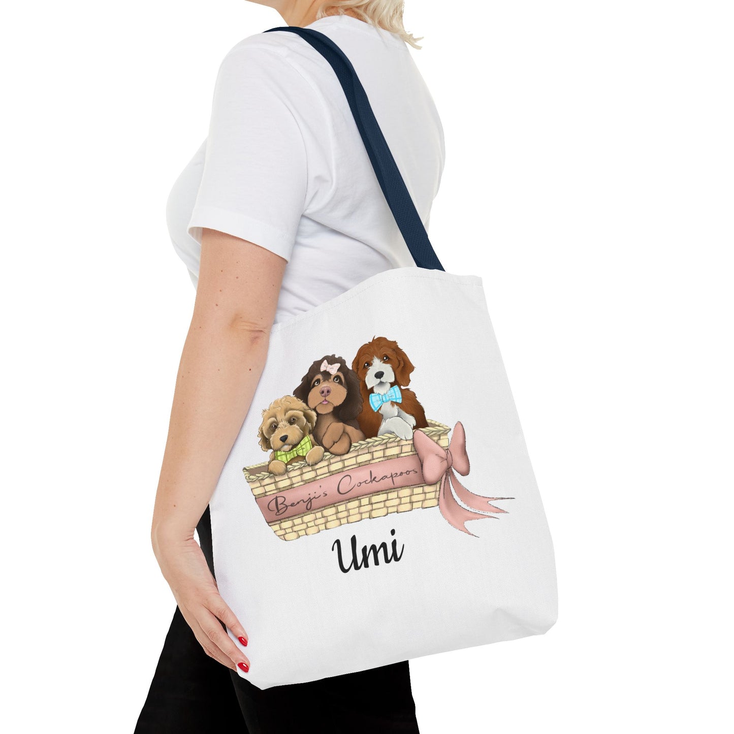umi  Benjis Cockapoos Tote Bag
