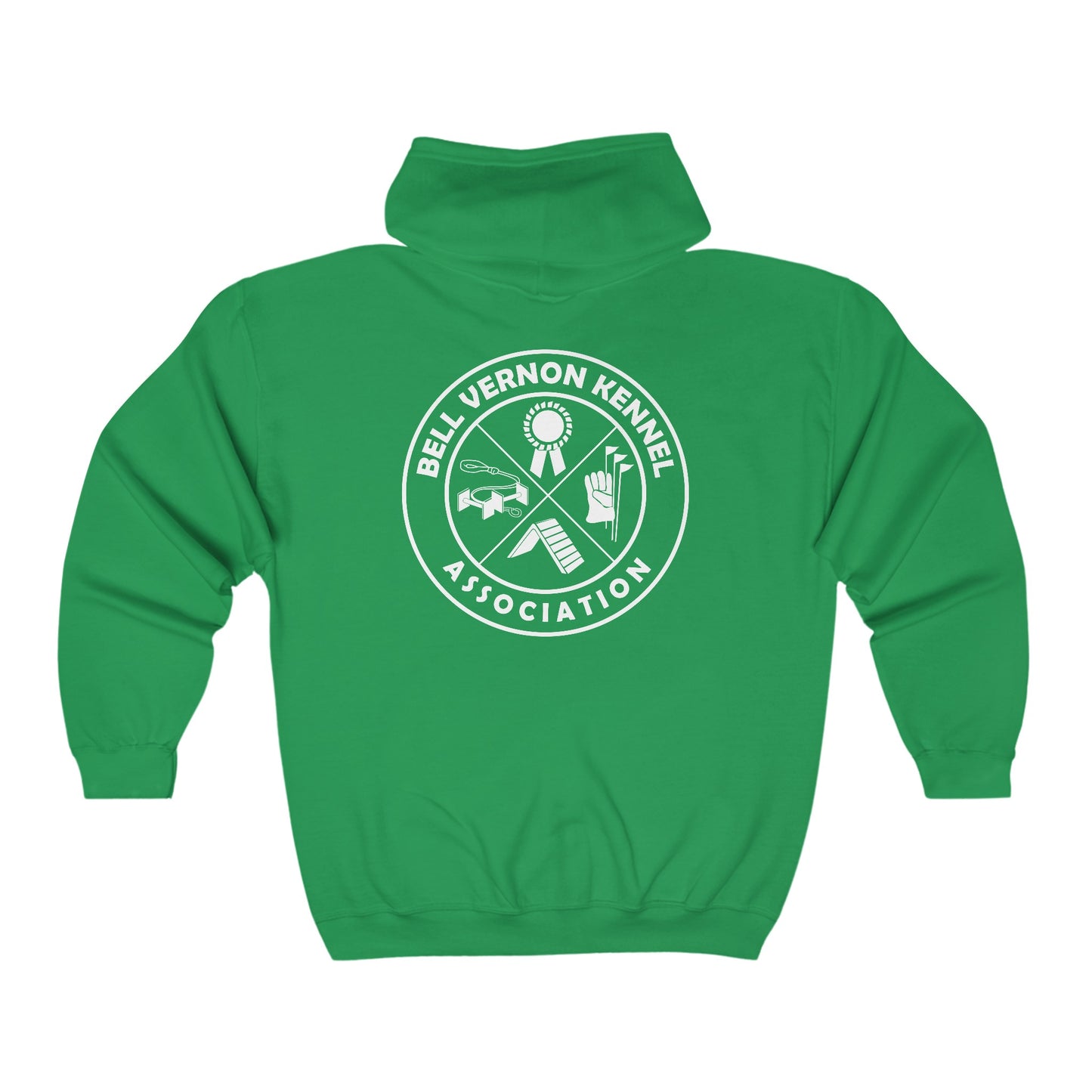BELL VERNON KENNEL ASSOCIATION Unisex Heavy Blend™ Full Zip Hooded Sweatshirt