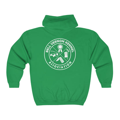 BELL VERNON KENNEL ASSOCIATION Unisex Heavy Blend™ Full Zip Hooded Sweatshirt