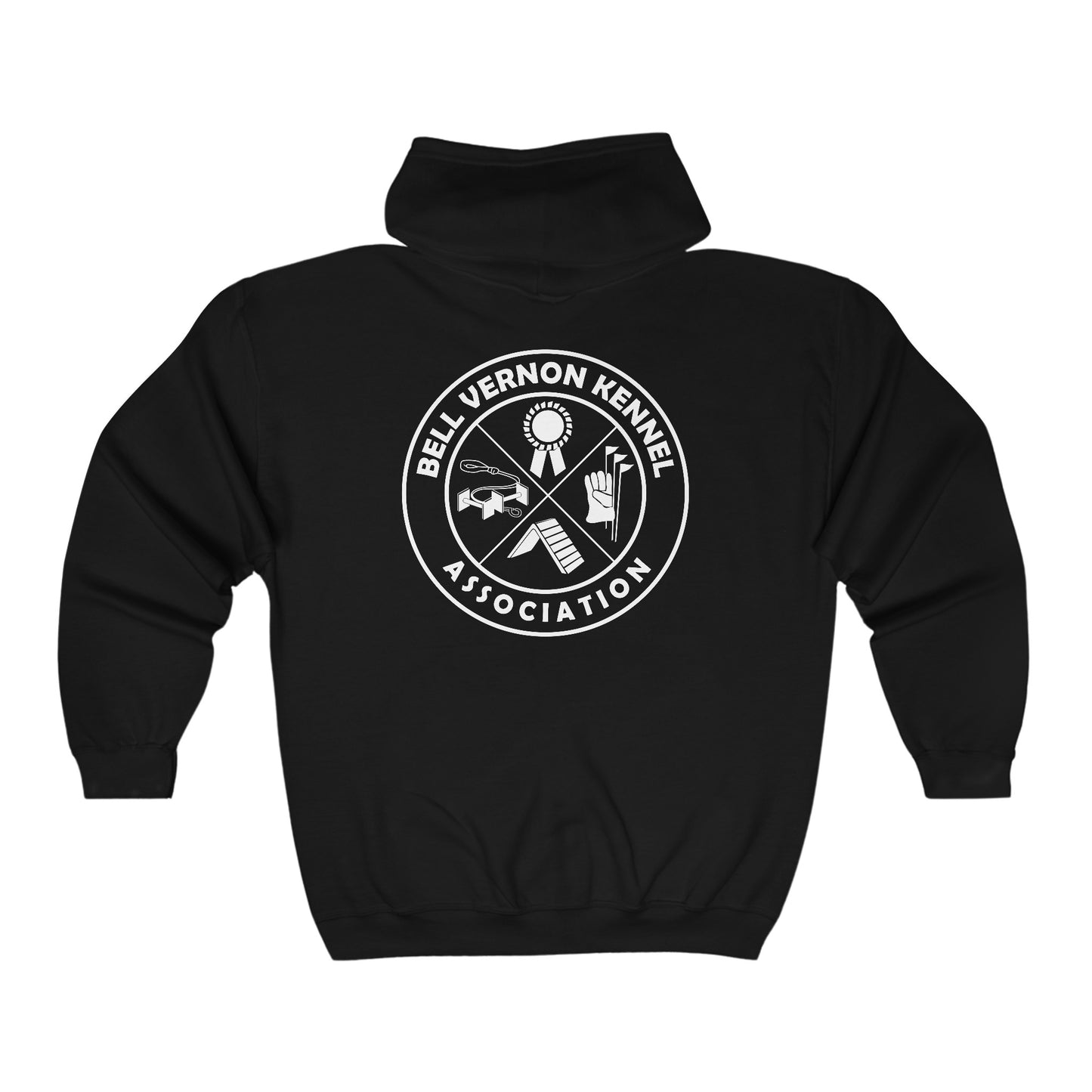 BELL VERNON KENNEL ASSOCIATION Unisex Heavy Blend™ Full Zip Hooded Sweatshirt