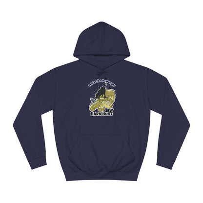 SNIFFING  TESLA BARN HUNT Unisex College Hoodie