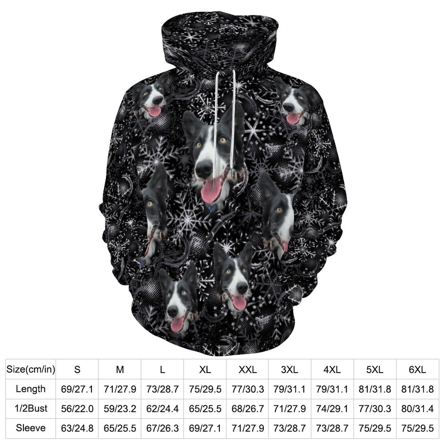 Custom Hoodie FACE PATTERN