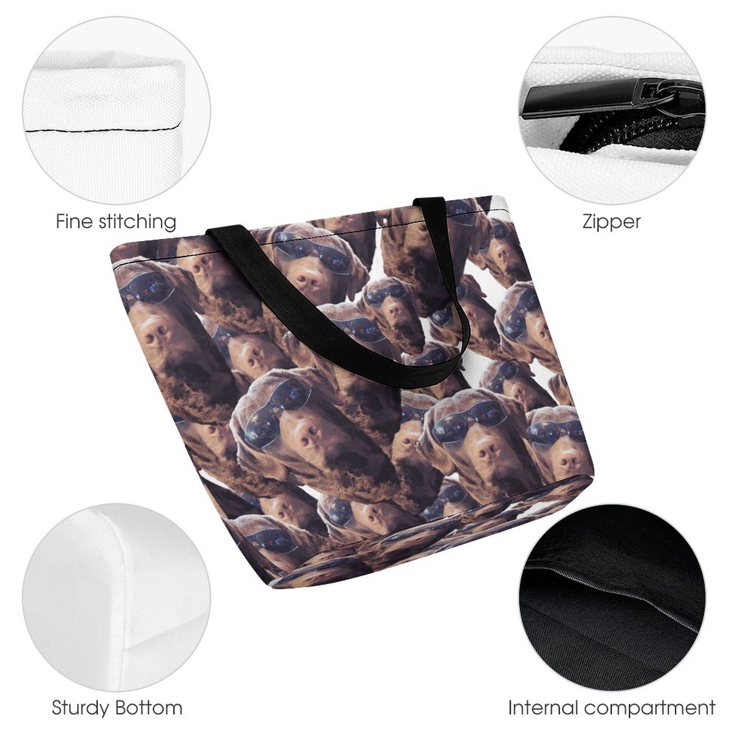 FOXY LADY _ LAB _ COLLAGE FACE DESIGN - Shopping Bag