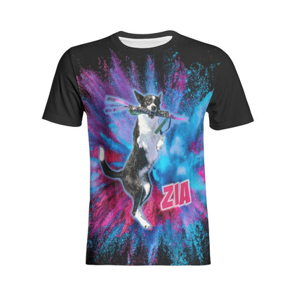 ZIA 2 Unisex All-Over Print Cotton T-shirts