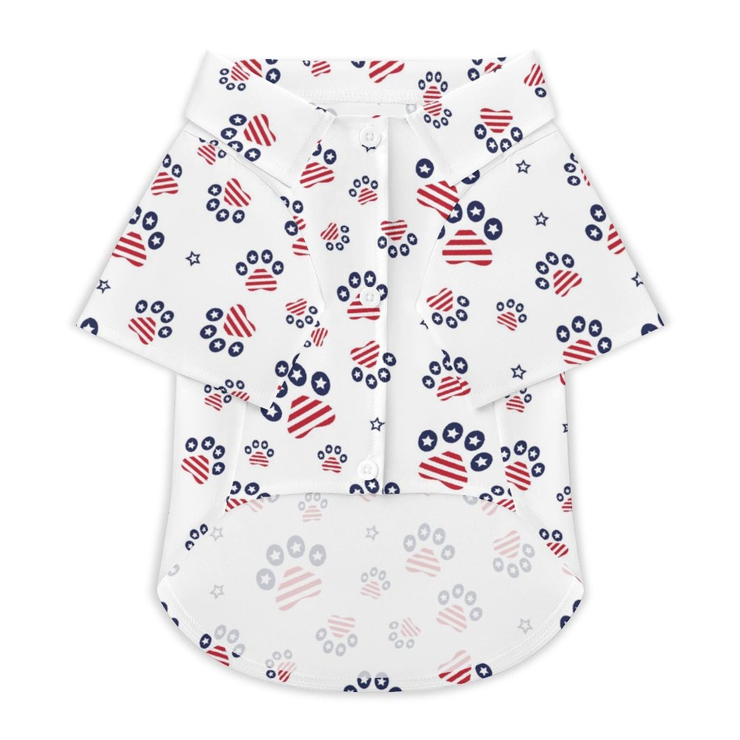 PATRIOTIC - PAWS-N-STARS Pet Shirt