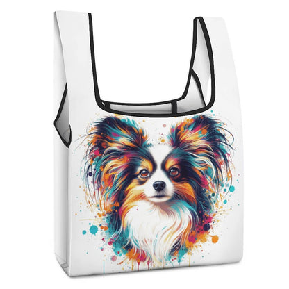 PAPILLON PAINT SPLATTER  Reusable and Eco-Friendly Grocery Bags