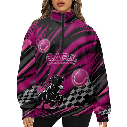 Women's long sleeve zipper sweatshirt