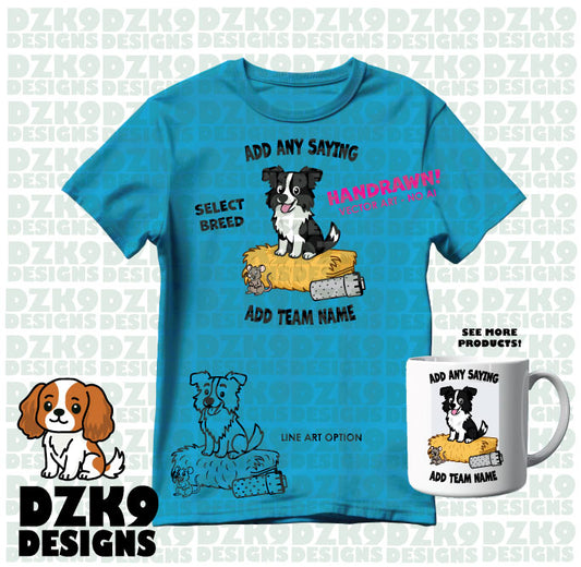 BARN HUNT CUTE TEE & HOODIE