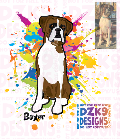 COLOR SPLASH  BREEDS COLLECTION - HandDrawn