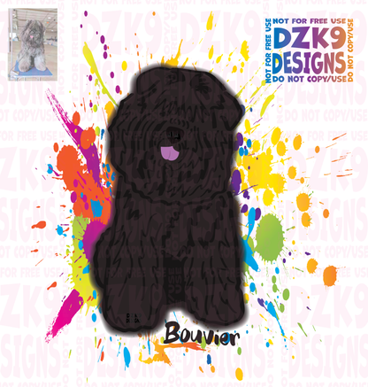 COLOR SPLASH  BREEDS COLLECTION - HandDrawn