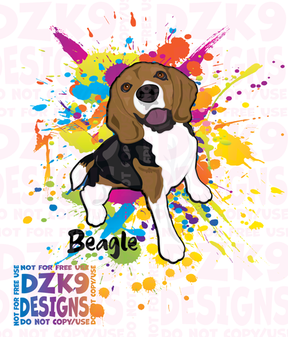 COLOR SPLASH  BREEDS COLLECTION - HandDrawn