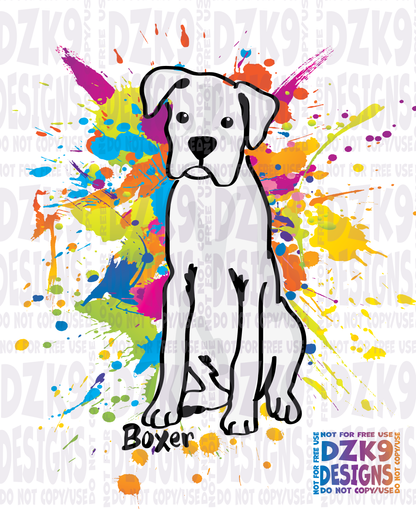 COLOR SPLASH  BREEDS COLLECTION - HandDrawn