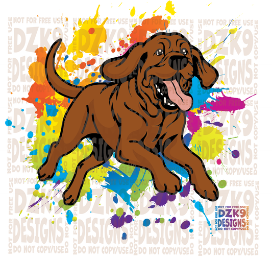 BLOODHOUND COLOR SPLASH 1