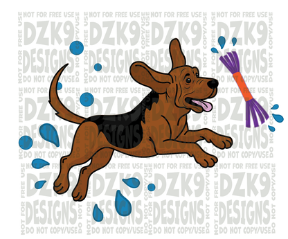 BLOODHOUND DOCK DVING