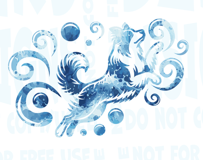 BORDER COLLIE DOCK DIVING