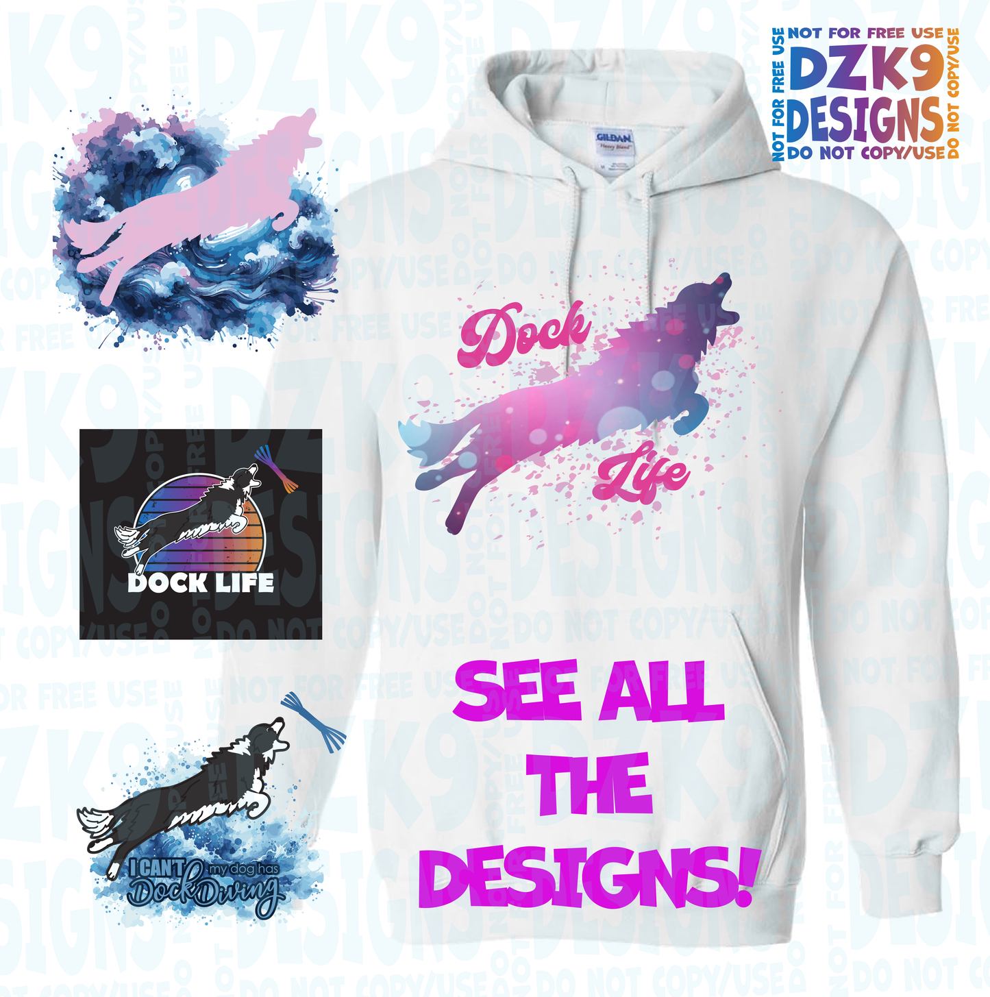 BORDER COLLIE DOCK DIVING