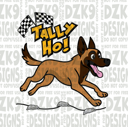 TALLY HO -  Malinois CARTOON