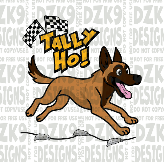 TALLY HO -  Malinois CARTOON