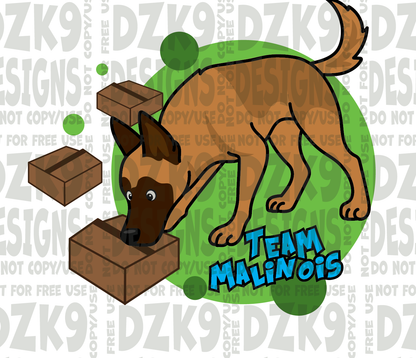 NOSEWORK SCENT -  Malinois CARTOON