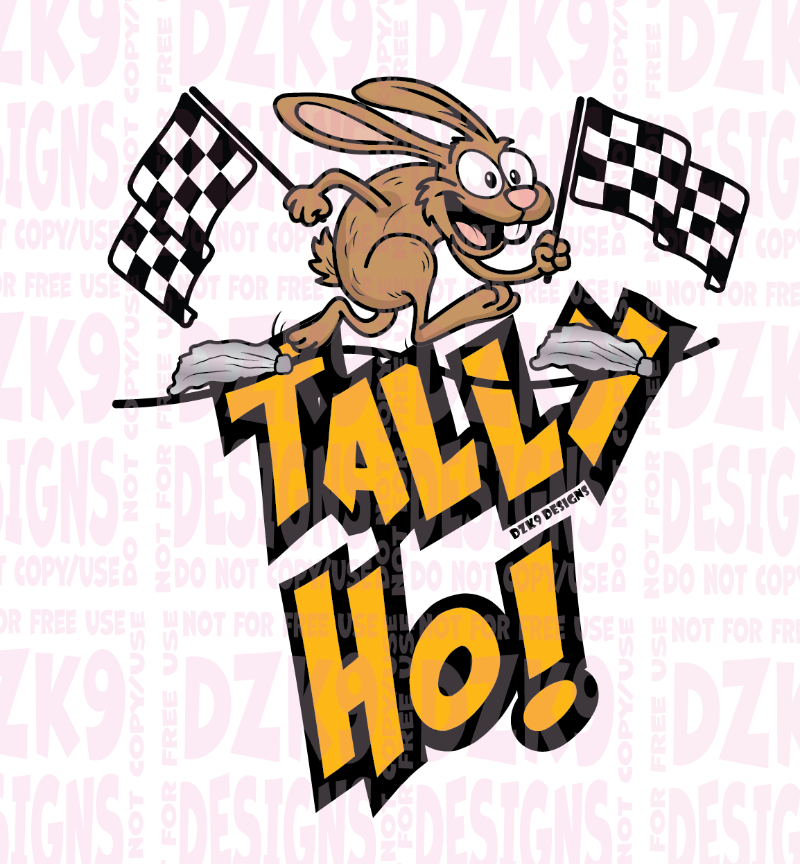 TALLY HO _ BUNNY  T-Shirts & More!