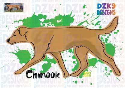 COLOR SPLASH  BREEDS COLLECTION - HandDrawn