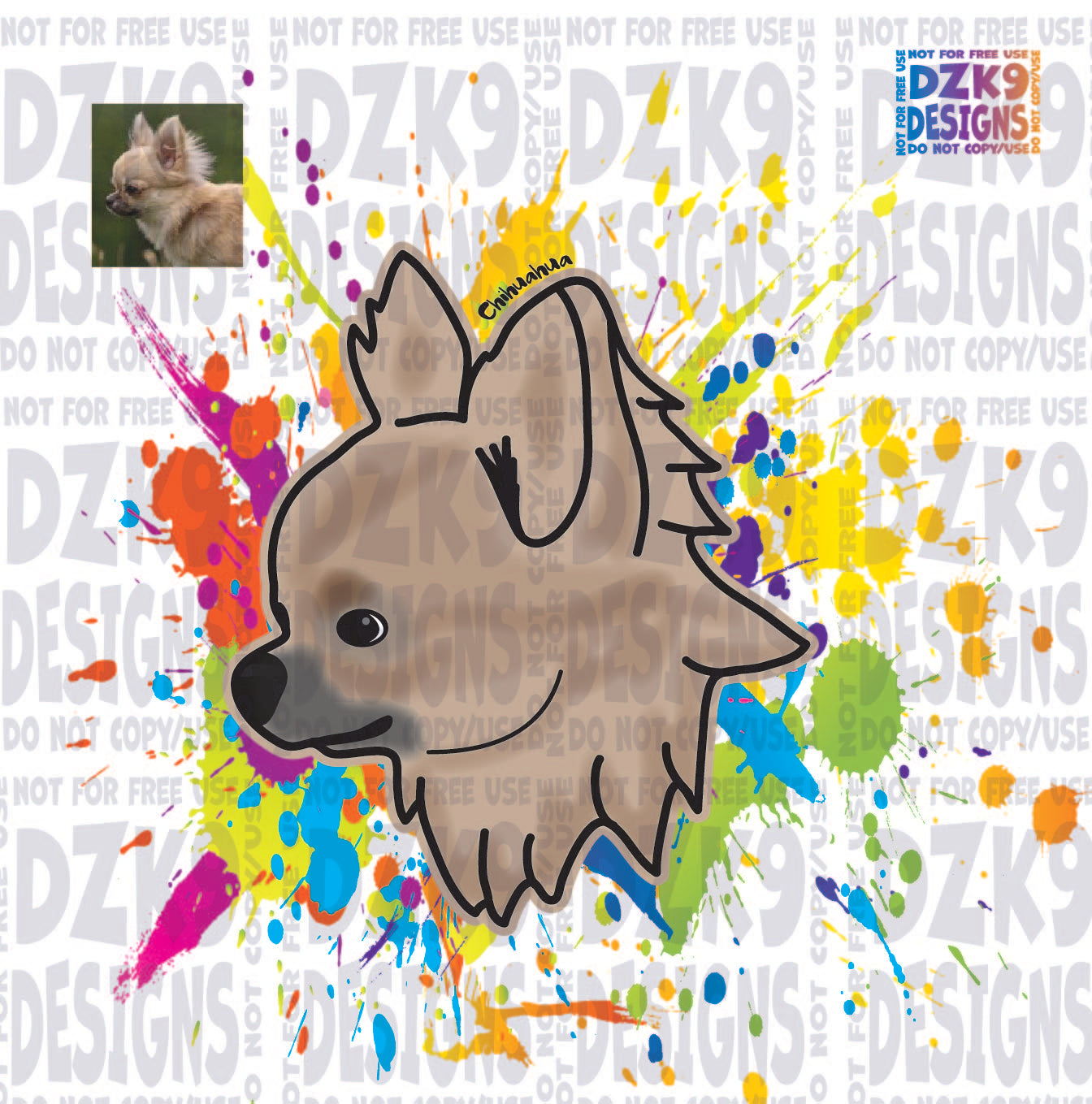 COLOR SPLASH  BREEDS COLLECTION - HandDrawn