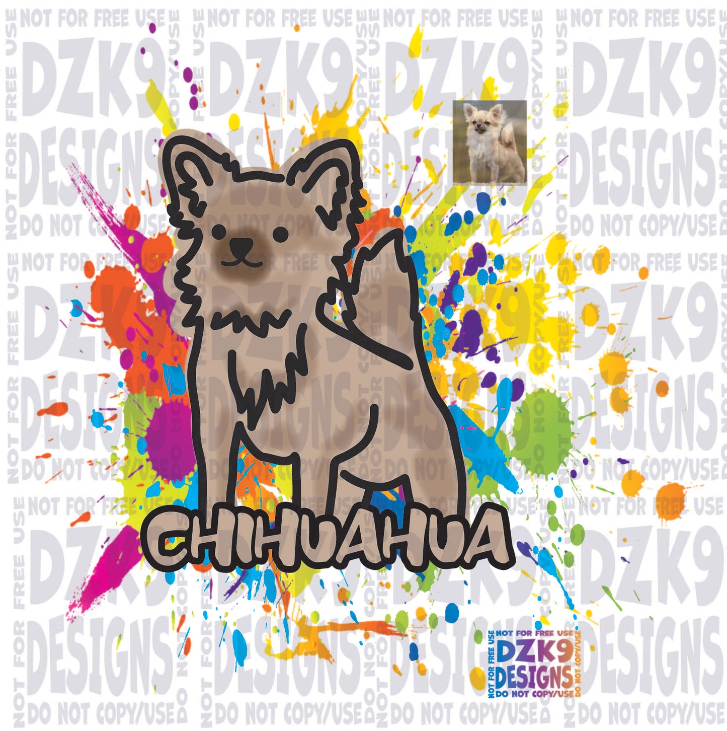 COLOR SPLASH  BREEDS COLLECTION - HandDrawn