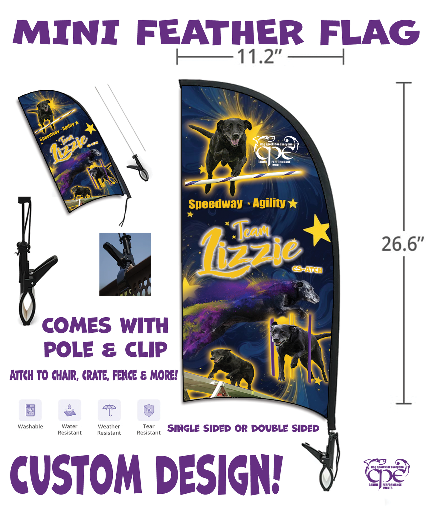 MINI FEATHER FLAGS - CUSTOM