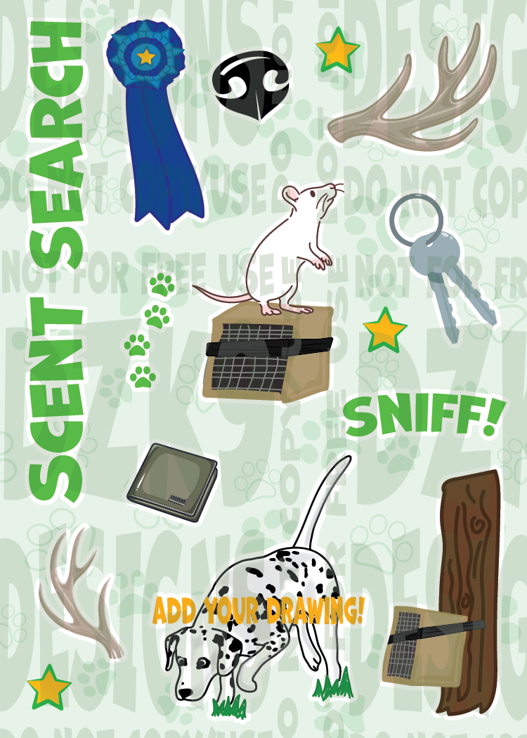 DOG SPORTS STICKER SETS