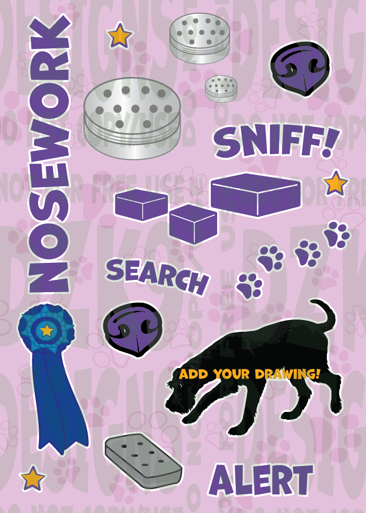 DOG SPORTS STICKER SETS