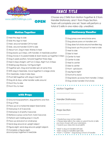 DZK9 CHALLENGE - DANCE