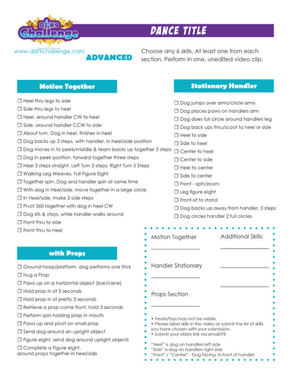 DZK9 CHALLENGE - DANCE